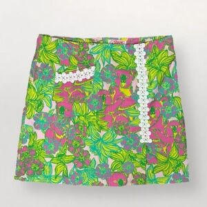 Lilly Pulitzer Roslyn Skirt Big Squeeze EUC Size 10